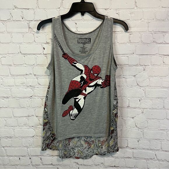 Marvel Spider-Man Tank Top Size Large - Picture 1 of 3